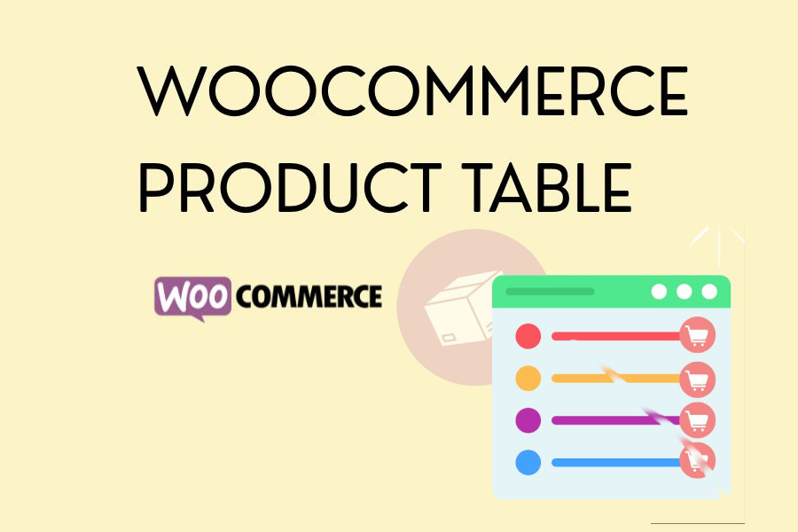 WooCommerce Product Table
